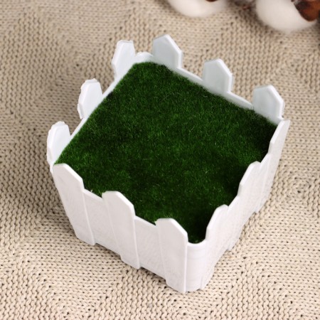 Floristic Kashpo "Edmund" White, 8x8x6.5cm-2