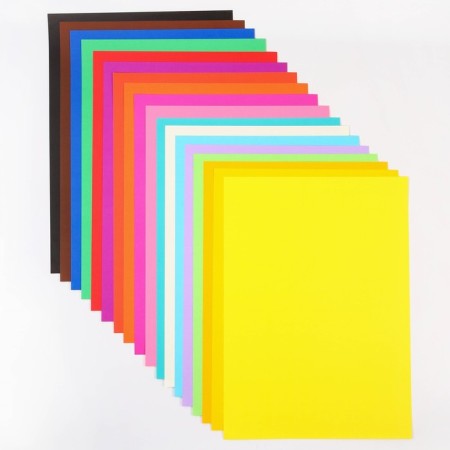 Cardboard tinted, A3, 18 sheets, 18 colors, moped, bilateral, in a bag, 140 g/m², puppy patrol-1