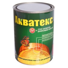 Грунт-антисептик "Акватекс", махагон, 0,8 л