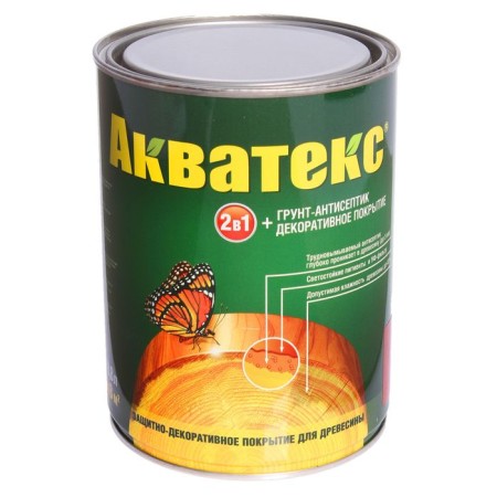 Aquatex soil-antiseptic, Mahagon, 0.8 liters
