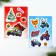 Gift New Year's Set: notebook, stickers 2 liters and magnetic bookmarks 2 pcs "Time set"