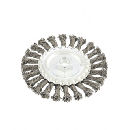 Matrix Ushm brush, d = 125 mm, M14, flat, twisted wire 0.8 mm-1