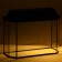 Aquarium "Panoramic" with a lid, 15 liters, 40 x 14.5 x 27/32 cm, wenge