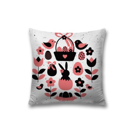 Decorative pillowcase "Easter rabbit", on a zipper, size 45x45 cm
