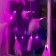 Garland "Curtain" 3 × 1.4 m with nozzles "feathers", IP20, transparent thread, 80 LED, pink glow, 8 modes, 220 V