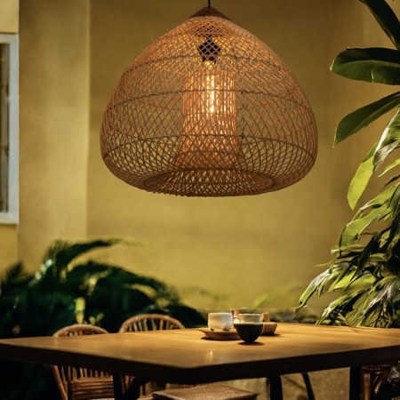 Ceiling Lamp from Rotan "Dio" 1x120W, E27, 50x50x40 cm