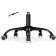 Computer chair Ordi Metal/velor, black/gray 56x65x85 cm