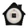Watch Wall Interior "House", silent, D-18.5 cm, 30 x 30 cm, aa