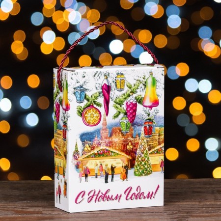 Gift box "New Year traditions", 14 x 5.5 x 19 cm-1