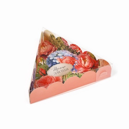Box for confectionery products with PVC “only for you”, 18 x 3 cm