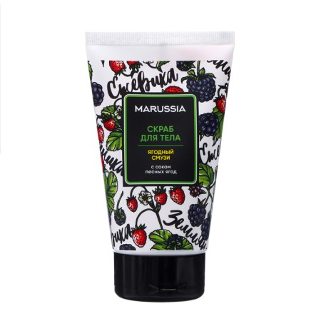 Gift set of Marussia "Berry Small": shower gel 400 ml + body scrub 150 ml-1