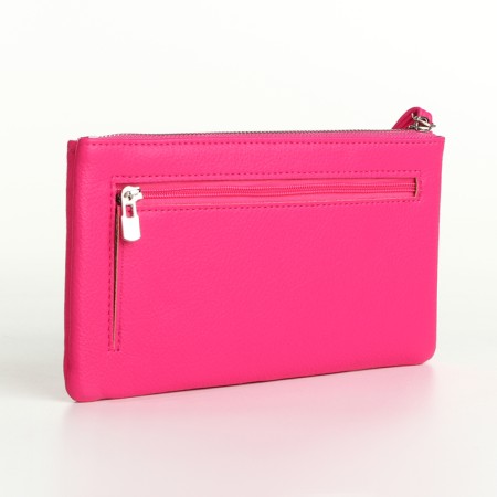 Women's wallet with lightning, pink color-1