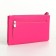 Women's wallet with lightning, pink color
