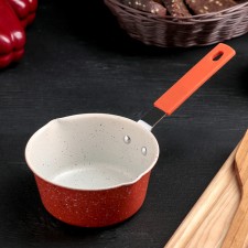 Bucket “light marble”, 450 ml, silicone pen, anti -stick coating, mix color