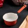 Bucket “light marble”, 450 ml, silicone pen, anti -stick coating, mix color