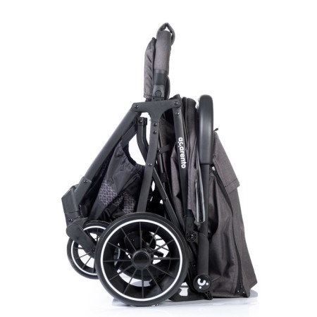 Walking stroller Acarto Antero, Black color-8