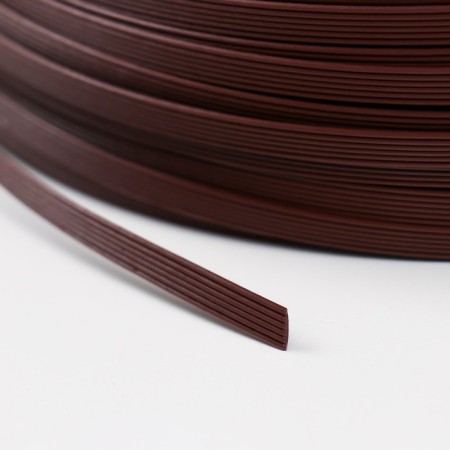 Artificial rattan 6 mm 100 m wave (chestnut)-3