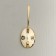 Furniture tundra hook TKD002 Light, two -rod, gold