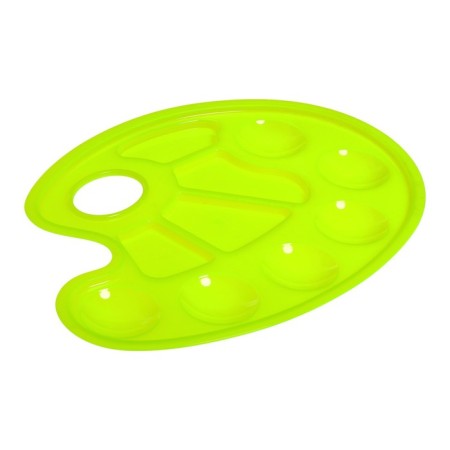 Oval palette, 10 cells, "Istanm", 3 colors, mix-4