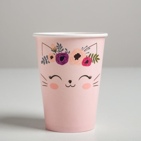 A glass for flowers "Kotik", 350 ml-2
