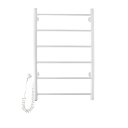 Electric towel Domoterm 109-6, 500x800 mm, left, white matte-1