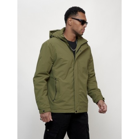Male spring jacket, size 50, green color-6