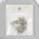 Decor for creativity Metal "Lizard" silver 3x2.4 cm