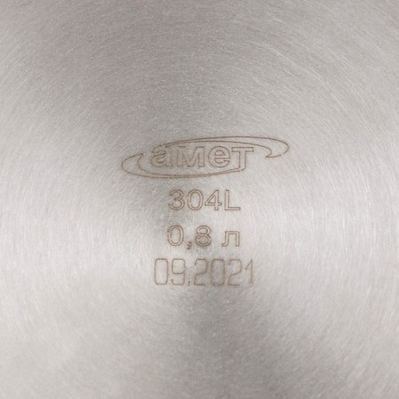 Classic-Prima bucket, 800 ml, d = 12.5 cm, with a heat distribution layer, metal handle-2