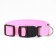Collar with backlight double strip size m, Osh 40-48 x 2.5 cm 3 glow mode pink