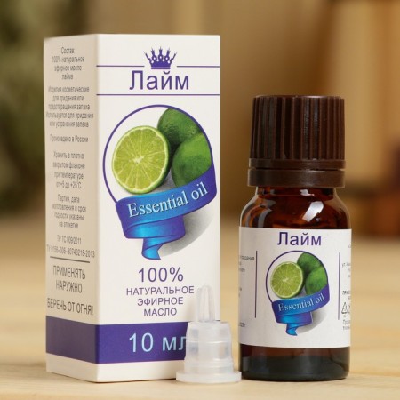 Lime essential oil, a bottle-boiler, annotation, 10 ml