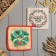 Kitchen New Year kit: stand 15*15 cm, take 17*17cm