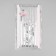 Decorative braid with sequins, 12 mm, 9 ± 0.5 m, silver color