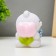 Nightmare "Bear" LED from batteries white-pink 8.3x9 cm Risalux