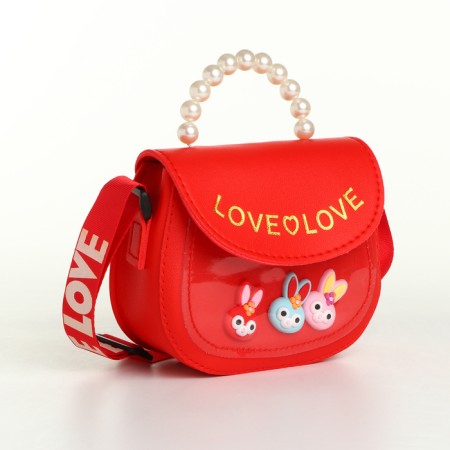 Baby bag on the valve, the color is red
