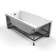 Virgo bath frame, 150 cm length complete with assembly bag