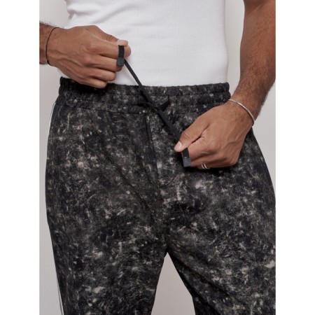 Joggers male, size 52, black color-11