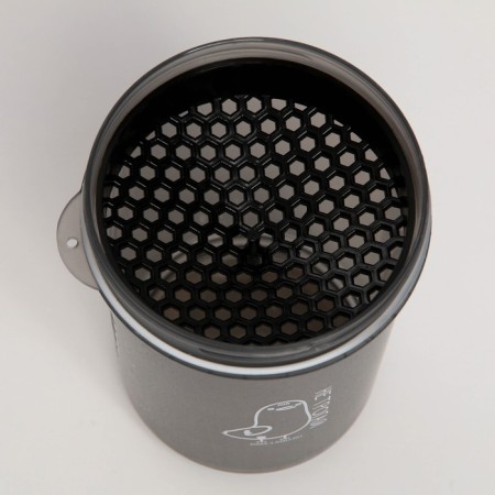Sports shaker “don't touch”, black, with a bowl for protein, 500 ml-3