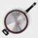 Flot Dilan Promo, D = 28 cm, plastic handle, anti -stick coating, burgundy color