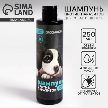 Replaced shampoo for dogs and puppies 250 ml