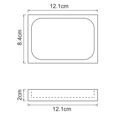 Soap dish Kammel K-9129, white-1