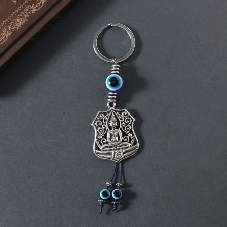 Keychain from the evil eye "Buddha in meditation" 3x7.5 cm