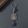 Keychain from the evil eye "Buddha in meditation" 3x7.5 cm