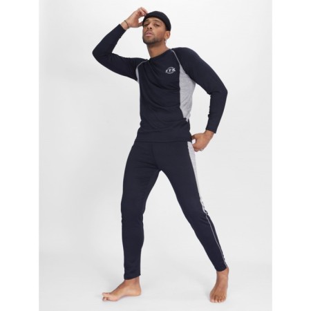 Male thermal underwear, size 54-56, dark blue color-12