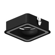 Front nozzle for the Ambrella Light Diy Spot, 10W MR16, the color is black, matte