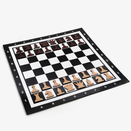 Demonstration chess 60 x 60 cm "Game time" on a magnetic board, 32 pcs, black-1