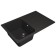 Quartz-quartz kitchen up-up-quartz upd-04, rectangular, color 04 black
