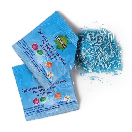 Powder for cesspools, septic tanks and the closets of the lower tank "Devon-N", 30 g-1