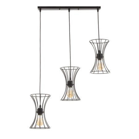 Lamp Bayerlux "Anetta" 3he27 40W black 16x50x23-123cm