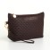 Lightning cosmetic bag, brown color