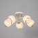 Frida chandelier 5he27 40W white-gold 58x58x27 cm Bayerlux